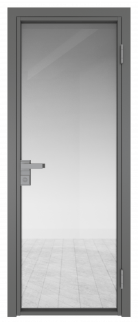 Межкомнатная дверь ProfilDoors 1AG Цвет:Грей (ламинация), Остекление:Прозрачное