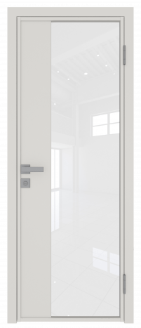 Межкомнатная дверь ProfilDoors 7AG Цвет:ДаркВайт (ламинация), Остекление:Белый триплекс
