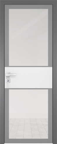 Межкомнатная дверь ProfilDoors 5AGK Цвет:Серый, Остекление:Прозрачное