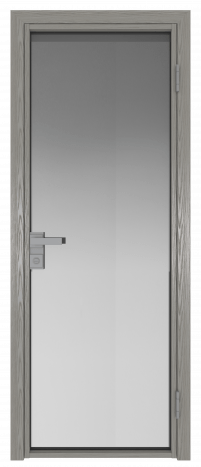 Межкомнатная дверь ProfilDoors 1AG Цвет:Дуб SKY Denim (ламинация), Остекление:Мателюкс б.цв.