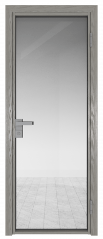Межкомнатная дверь ProfilDoors 1AG Цвет:Дуб SKY Denim (ламинация), Остекление:Прозрачное