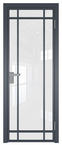 Межкомнатная дверь ProfilDoors 5AG Цвет:Антрацит (RAL7012 МУАР), Остекление:Белый триплекс