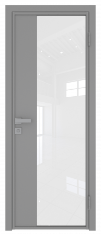 Межкомнатная дверь ProfilDoors 7AG Цвет:Манхэттен (ламинация), Остекление:Белый триплекс