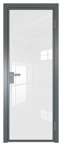 Межкомнатная дверь ProfilDoors 1AG Цвет:Кварц матовый (ламинация), Остекление:Белый триплекс