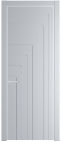 Дверь ProfilDoors Серия PA модель 10PA Цвет:Лайт Грей, Цвет профиля:Белый матовый RAL9003