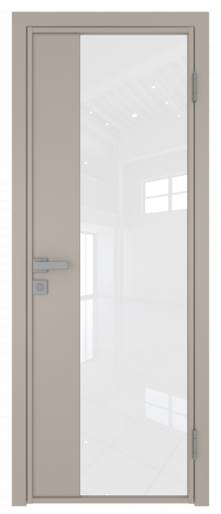 Межкомнатная дверь ProfilDoors 7AG Цвет:Санд (ламинация), Остекление:Белый триплекс