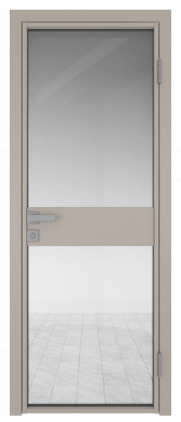 Межкомнатная дверь ProfilDoors 6AG Цвет:Санд (ламинация), Остекление:Прозрачное