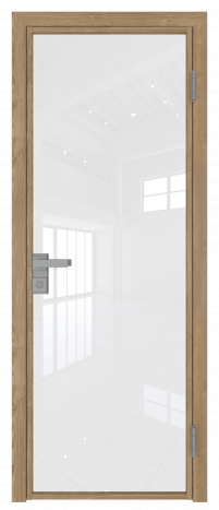 Межкомнатная дверь ProfilDoors 1AG Цвет:Каштан натуральный (ламинация), Остекление:Белый триплекс