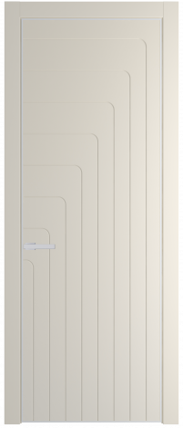 Дверь ProfilDoors Серия PA модель 10PA Цвет:Кремовая Магнолия, Цвет профиля:Белый матовый RAL9003