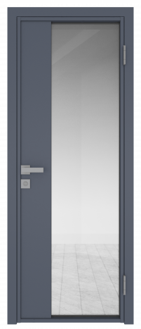 Межкомнатная дверь ProfilDoors 7AG Цвет:Антрацит (ламинация), Остекление:Прозрачное