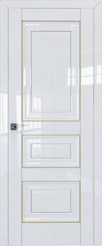 Межкомнатная дверь ProfilDoors 25L Цвет:Белый люкс, Остекление:Без стекла