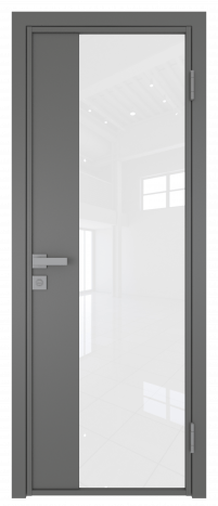 Межкомнатная дверь ProfilDoors 7AG Цвет:Грей (ламинация), Остекление:Белый триплекс