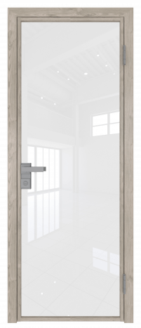 Межкомнатная дверь ProfilDoors 1AG Цвет:Каштан светлый (ламинация), Остекление:Белый триплекс