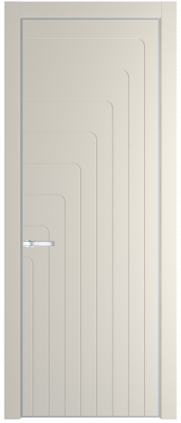 Дверь ProfilDoors Серия PA модель 10PA Цвет:Кремовая Магнолия, Цвет профиля:Серебро