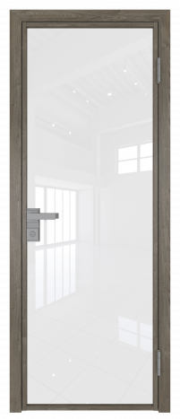 Межкомнатная дверь ProfilDoors 1AG Цвет:Каштан темный (ламинация), Остекление:Белый триплекс